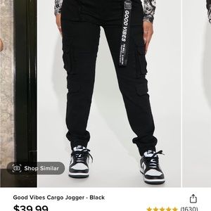 Fashion Nova Good vibes only joggers